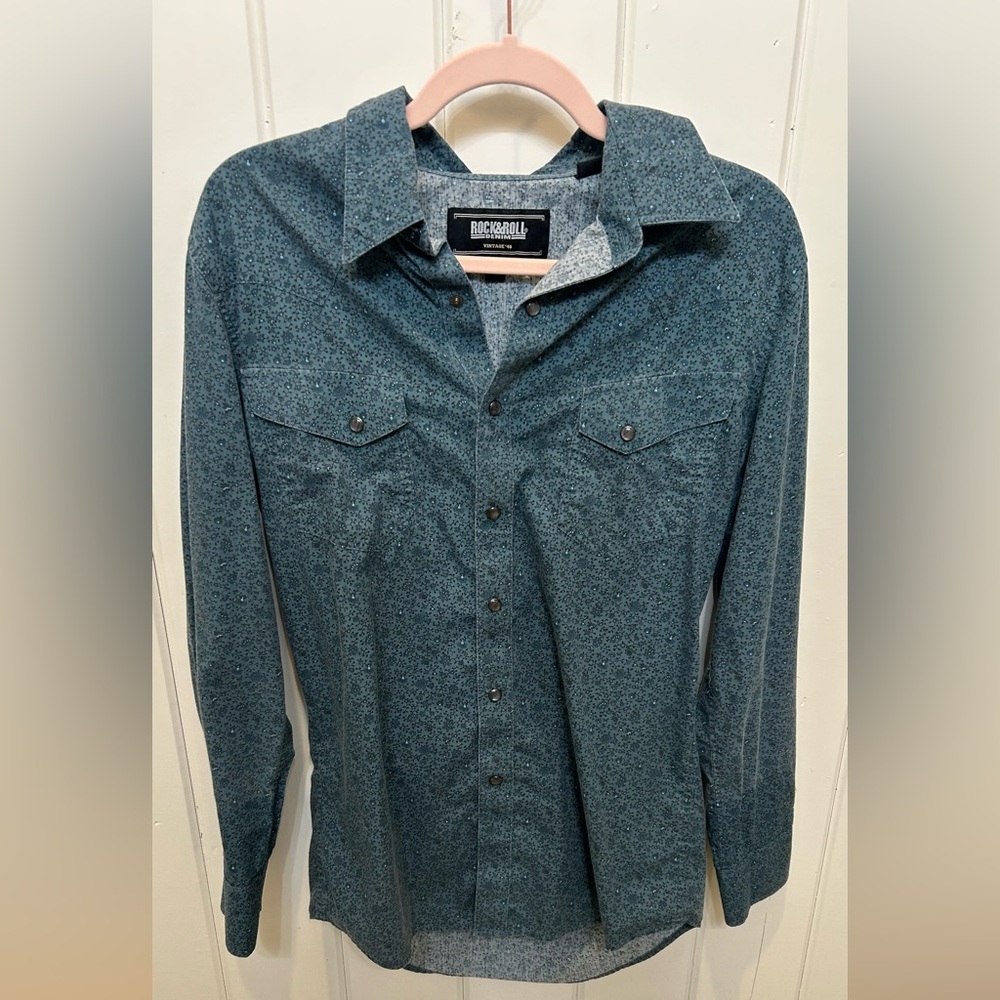 Rockmount Western Shirt in Blue